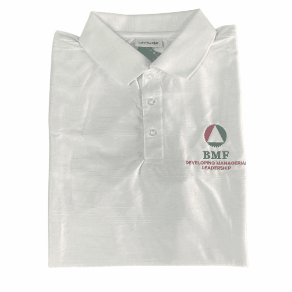 White Golfshirts Ladies - Image 2