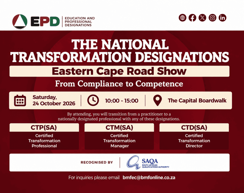 National Transformation Designations | Eastern Cape