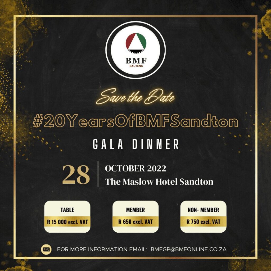 20 YEARS OF BMF SANDTON